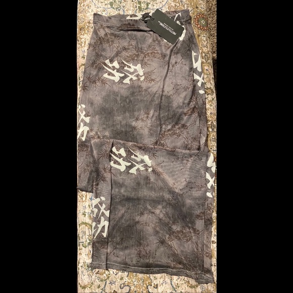 Long tight stretchy see thru skirt from PLT - Picture 1 of 1